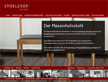 Tablet Screenshot of massivholzstuhl.com
